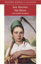 Couverture du livre « The Devil and Other Stories » de Leo Tolstoy aux éditions Oup Oxford