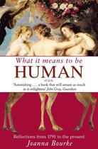 Couverture du livre « What It Means To Be Human » de Bourke Joanna aux éditions Little Brown Book Group Digital