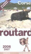 Couverture du livre « Guide Du Routard ; Corse (Edition 2006-2007) » de Philippe Gloaguen aux éditions Hachette Tourisme