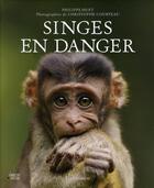 Couverture du livre « Singes en danger » de Philippe Huet aux éditions Flammarion