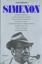 Couverture du livre « Tout Simenon T.1 » de Georges Simenon aux éditions Omnibus