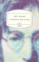 Couverture du livre « La ballade de John et Yoko » de John Lennon aux éditions Motifs