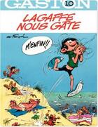 Couverture du livre « Gaston t.10 ; Lagaffe nous gâte » de Jidehem et Andre Franquin aux éditions Dupuis