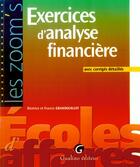 Couverture du livre « Exercices d'analyse financière avec corrigés détaillés » de Beatrice Grandguillot et Francis Grandguillot aux éditions Gualino