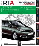 Couverture du livre « Rta 818 Scenic Iii Ph.3:1.6 Ci(130 Ch)(De2013a2016) » de  aux éditions Etai