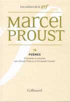 Couverture du livre « Poèmes » de Marcel Proust aux éditions Gallimard