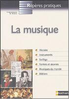 Couverture du livre « La musique - reperes pratiques n45 » de Benardeau/Pineau aux éditions Nathan