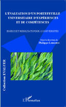 Couverture du livre « L'évaluation d'un portefeuille universitaire d'expériences et de compétences ; enjeux et résultats pour 13 universités » de Philippe Lemistre aux éditions Editions L'harmattan