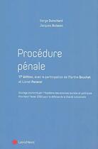 Couverture du livre « Procédure pénale (17e édition) » de Jacques Buisson et Serge Guinchard et Marthe Bouchet et Lionel Ascensi aux éditions Lexisnexis