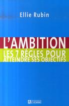 Couverture du livre « Ambition » de Rubin Ellie aux éditions Editions De L'homme