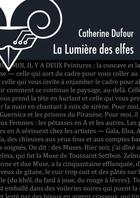 Couverture du livre « La lumière des elfes » de Catherine Dufour aux éditions Le Belial