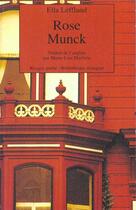 Couverture du livre « Rose munck » de Leffland aux éditions Rivages