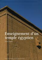 Couverture du livre « Enseignement d'un temple égyptien » de Zignani P aux éditions Ppur