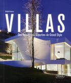 Couverture du livre « Villas ; des résidences superbes de grand style » de Sibylle Kramer aux éditions Braun