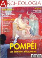 Couverture du livre « Archeologia n 586 - pompei - avril 2020 » de  aux éditions Archeologia