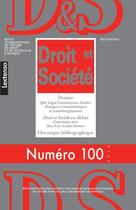 Couverture du livre « Droit et societe n 100-2018 » de  aux éditions Lgdj