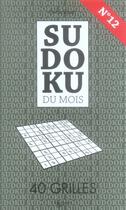 Couverture du livre « Sudoku du mois n.12 decembre » de Ripert aux éditions De Vecchi