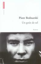 Couverture du livre « Un goût de sel » de Piotr Bednarski aux éditions Autrement