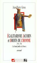 Couverture du livre « Egalitarisme Jacobin Et Droits De L'Homme » de Jean-Pierre Gross aux éditions Arcanteres