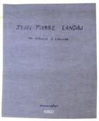 Couverture du livre « Jean-Pierre Landau ou l'écoute à l'oeuvre » de Jean-Pierre Landau aux éditions Imago