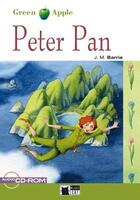 Couverture du livre « Peter pan + audio on-line (new edition) / a1 starter (green apple) » de Barry aux éditions Cideb Black Cat