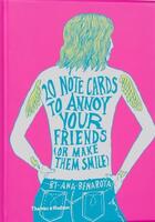 Couverture du livre « 20 Notecards To Annoy Your Friends (Or Make Them Smile) /Anglais » de Benaroya Ana aux éditions Thames & Hudson