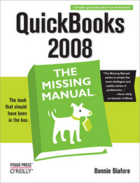 Couverture du livre « QuickBooks 2008: The Missing Manual » de Bonnie Biafore aux éditions O'reilly Media
