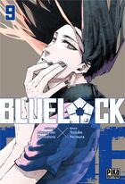 Couverture du livre « Blue lock Tome 9 » de Muneyuki Kaneshiro et Yusuke Nomura aux éditions Pika