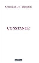 Couverture du livre « Constance » de Christian De Turckheim aux éditions Do Bentzinger