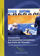 Couverture du livre « Introduction à la convention européenne des droits de l'homme » de Renucci (Jean-Franco aux éditions Conseil De L'europe