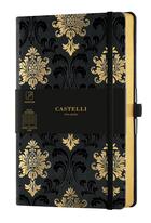 Couverture du livre « Carnet copper and gold grand format ligne baroque gold » de Castelli aux éditions Castelli Milano