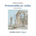 Couverture du livre « Promenades en Grèce. Octobre 2015. Egine » de Michel Constant aux éditions Lulu