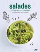 Couverture du livre « Salades zéro déchet » de Lene Knudsen et Fabien Breuil aux éditions First