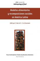 Couverture du livre « ANTHROPOLOGY OF FOOD T.56 ; modelos alimentarios y recomposiciones sociales en América Latina » de  aux éditions Virginie Amilien
