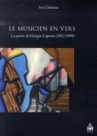 Couverture du livre « Musicien en vers » de Iris Chionne aux éditions Sorbonne Universite Presses