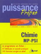 Couverture du livre « Puissance 16 - Chimie Mp Psi » de Desreux aux éditions Breal