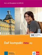 Couverture du livre « Daf kompakt neu : A2 ; allemand ; livre et cahier d'exercices » de  aux éditions La Maison Des Langues