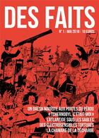 Couverture du livre « Des faits n 1 » de  aux éditions Prairial