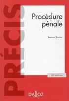 Couverture du livre « Procédure pénale » de Bernard Bouloc aux éditions Dalloz