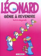 Couverture du livre « Léonard Tome 16 : génie à revendre » de Bob De Groot et Turk aux éditions Lombard