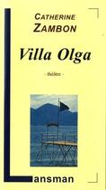 Couverture du livre « Villa Olga » de Catherine Zambon aux éditions Lansman