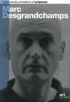 Couverture du livre « Marc Desgrandchamps » de  aux éditions Art Press