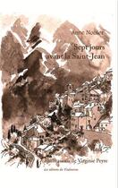Couverture du livre « Sept jours avant la saint-jean » de Anne Noisier aux éditions Toulourenc