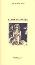 Couverture du livre « Russie passagère » de David Besschops aux éditions Tetras Lyre