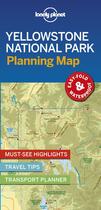 Couverture du livre « Yellowstone national park planning map - 1ed -anglais- » de  aux éditions Lonely Planet France