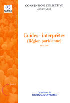 Couverture du livre « Guides-interprètes (région parisienne) » de  aux éditions Direction Des Journaux Officiels