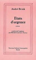 Couverture du livre « Etats d'urgence » de Andre Brink aux éditions Stock