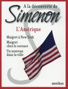 Couverture du livre « L'Amérique » de Georges Simenon aux éditions Omnibus