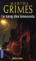 Couverture du livre « Le sang des innocents » de Martha Grimes aux éditions Pocket