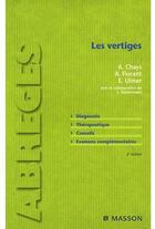 Couverture du livre « Les vertiges (2e édition) » de Chays/Florant/Ulmer aux éditions Elsevier-masson